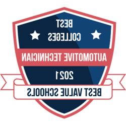 奖项:最佳大学-最佳价值学校-汽车技师- 2021年